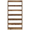 vidaXL Book Cabinet Artisan Oak 39.37 x 11.81 x 77.95 in