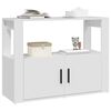 vidaXL Sideboard White Engineered wood Medium Sideboard Rectangular