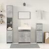 vidaXL Bathroom Furniture Set Concrete Grey Engineered Wood