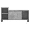 vidaXL TV Cabinet Concrete gray Engineered wood, metal Large TV Cabinet