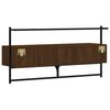 vidaXL TV Cabinet Brown Oak Engineered wood, metal