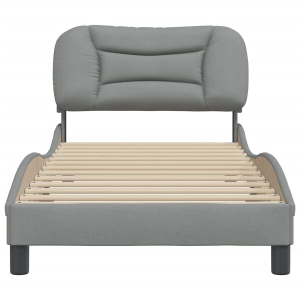 vidaXL Bed Frame Light Gray