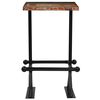 vidaXL Bar Table Multicolor with Black Legs