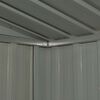 vidaXL Garden Shed Anthracite Galvanized steel 101.2x80.7x70.2 in