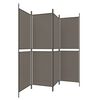 vidaXL 4-Panel Room Divider Anthracite 78.7"x78.7" Fabric