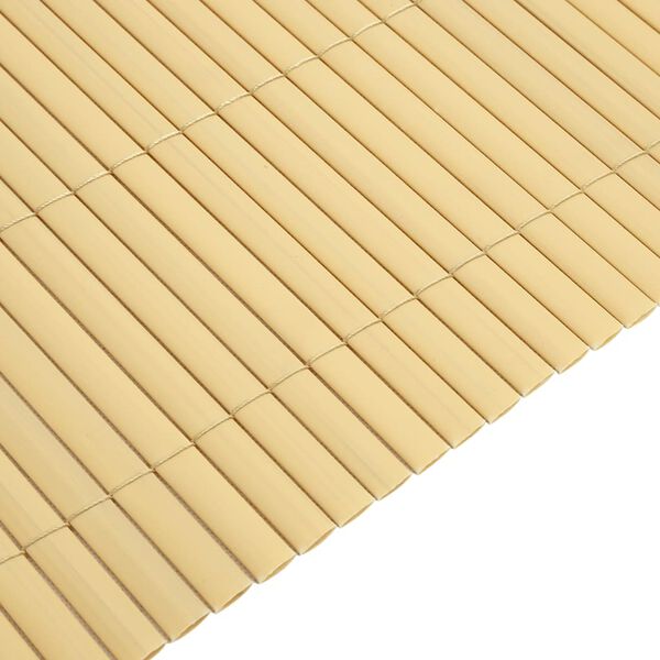 vidaXL Double-Sided Patio Fence 43.3x157.5" Yellow