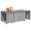 vidaXL Coffee Table Gray Sonoma Engineered Wood Large Swivel