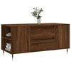 vidaXL Coffee Table Brown Oak Engineered wood Medium Coffee Table