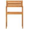 vidaXL Patio Chairs 2 pcs 19.7x20.9x31.5" Solid Wood Acacia