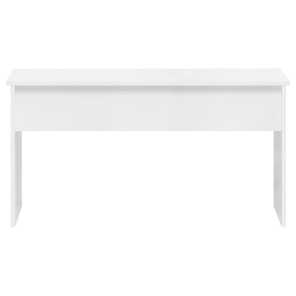 vidaXL Coffee Table High gloss white Engineered wood Medium