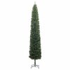 vidaXL Slim Christmas Tree Green PVC 106.3 in Detachable