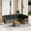 vidaXL Garden Sofa Set Grey