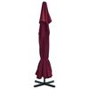 vidaXL Garden Parasol Bordeaux Red Polyester, Aluminum Extra Large