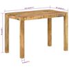 vidaXL Dining Table Natural wood Solid mango wood Medium Durable