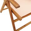 vidaXL Garden Chair Set of 8 Beige