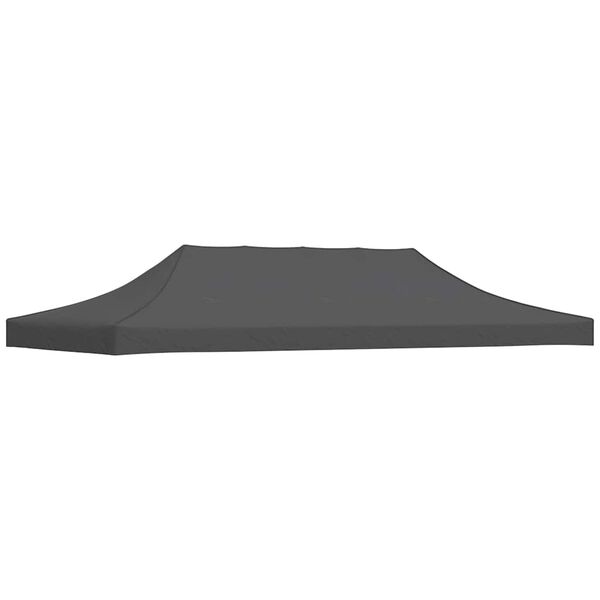 vidaXL Party Tent Roof 9.8'x19.7' Anthracite