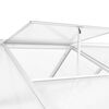 vidaXL Greenhouse Transparent Aluminum frame Large