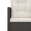 vidaXL Outdoor Lounge Set Black