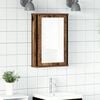 vidaXL Bathroom Mirror Cabinet Old wood