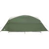 vidaXL Family Tent Tunnel 6-Person Green Waterproof