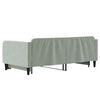 vidaXL Daybed With Trundle Light Grey