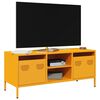 vidaXL TV Cabinet Mustard Yellow Cold-rolled Steel Medium TV Cabinet