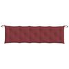 vidaXL Garden Bench Cushion Melange Wine Red 100% Polyester