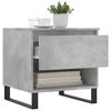 vidaXL Coffee Table Set of 2 Concrete grey Engineered wood, Metal Medium