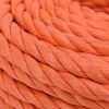 vidaXL Work Rope Orange 0.55 " 82.0 ' Polypropylene