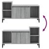 vidaXL TV Cabinet Gray Sonoma Engineered wood Medium TV Cabinet