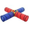 vidaXL Play Tunnel Multicolor - Blue, red, yellow Polyester, steel Large