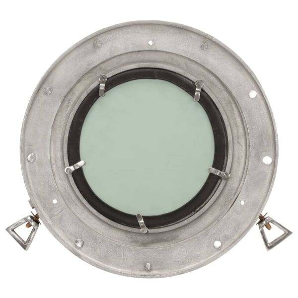 vidaXL&nbsp;Porthole Mirror&nbsp;Wall Hanging&nbsp;&Oslash;11.8"&nbsp;Aluminum and Glass