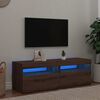vidaXL TV Cabinet Set of 2 Artisan oak Engineered wood Medium