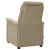 vidaXL Electric Massage Recliner Light Gray Faux Leather
