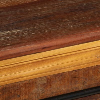 vidaXL TV Cabinet 43.3"x11.8"x17.7" Solid Reclaimed Wood