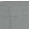 vidaXL Footstool Light gray Fabric (100% polyester), plywood, foam