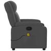 vidaXL Massage Recliner Chair Dark Grey