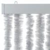 vidaXL Fly Curtain Grey 35.4x78.7" Chenille