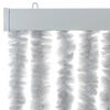 vidaXL Fly Curtain Grey 35.4x86.6" Chenille