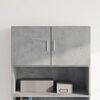vidaXL Wall Cabinet Concrete Grey Engineered Wood Medium Wall Cabinet