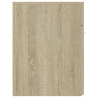 vidaXL Apothecary Cabinet Sonoma Oak 7.9"x17.9"x23.6" Engineered Wood