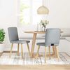 vidaXL Dining Chair Set of 2 Light Grey