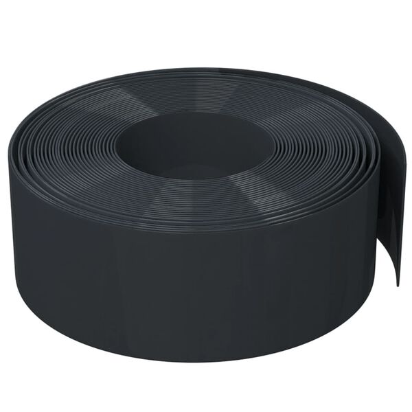 vidaXL Garden Edging Black 32.8' 7.9" Polyethylene