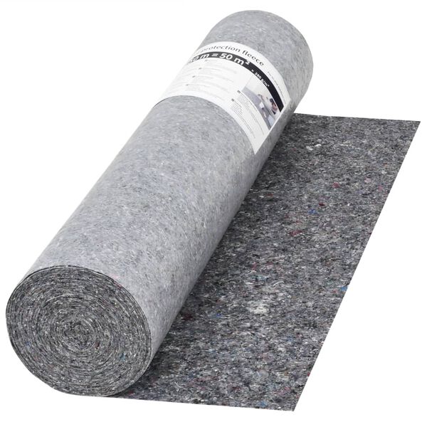 vidaXL Non-slip Painter Fleece 164‘ 0.918 oz/ft² Gray