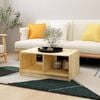 vidaXL Coffee Table Natural Wood Solid Firwood Medium Coffee Table