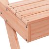 vidaXL Picnic Table Natural Wood Solid Douglas Fir Wood Medium Durable