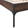 vidaXL Bed Frame Brown Oak Engineered Wood Double Durable Bed Frame