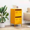 vidaXL Sideboard Mustard Yellow Cold-rolled Steel Sideboard Rectangular