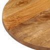 vidaXL Table Top Oak Solid mango wood Medium Table Top Oval Rustic