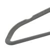 vidaXL Hanger Set of 100 Grey ABC plastic, zinc alloy, velvet Standard